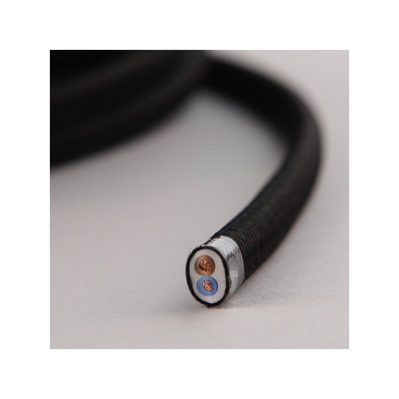 Câble souple HO7VK 1x2mm2 noir boite 25m