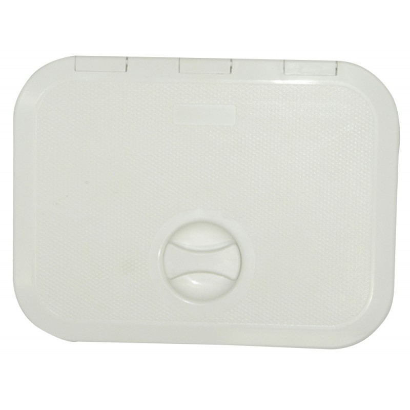 Porte blanche 520x470 résistante aux UV ouverture 180°