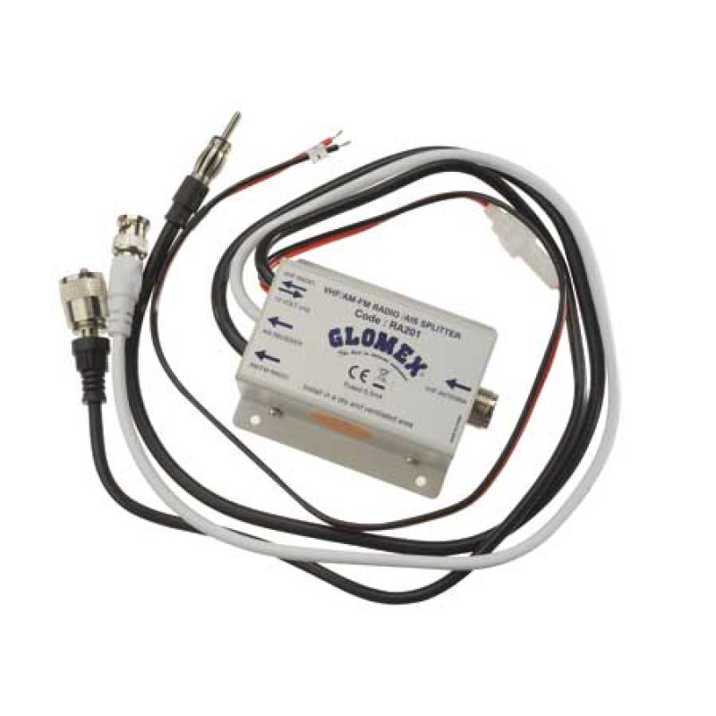 Répartiteur GLOMEX 12v 50ohms 100w pour antenne VHF et AM/FM