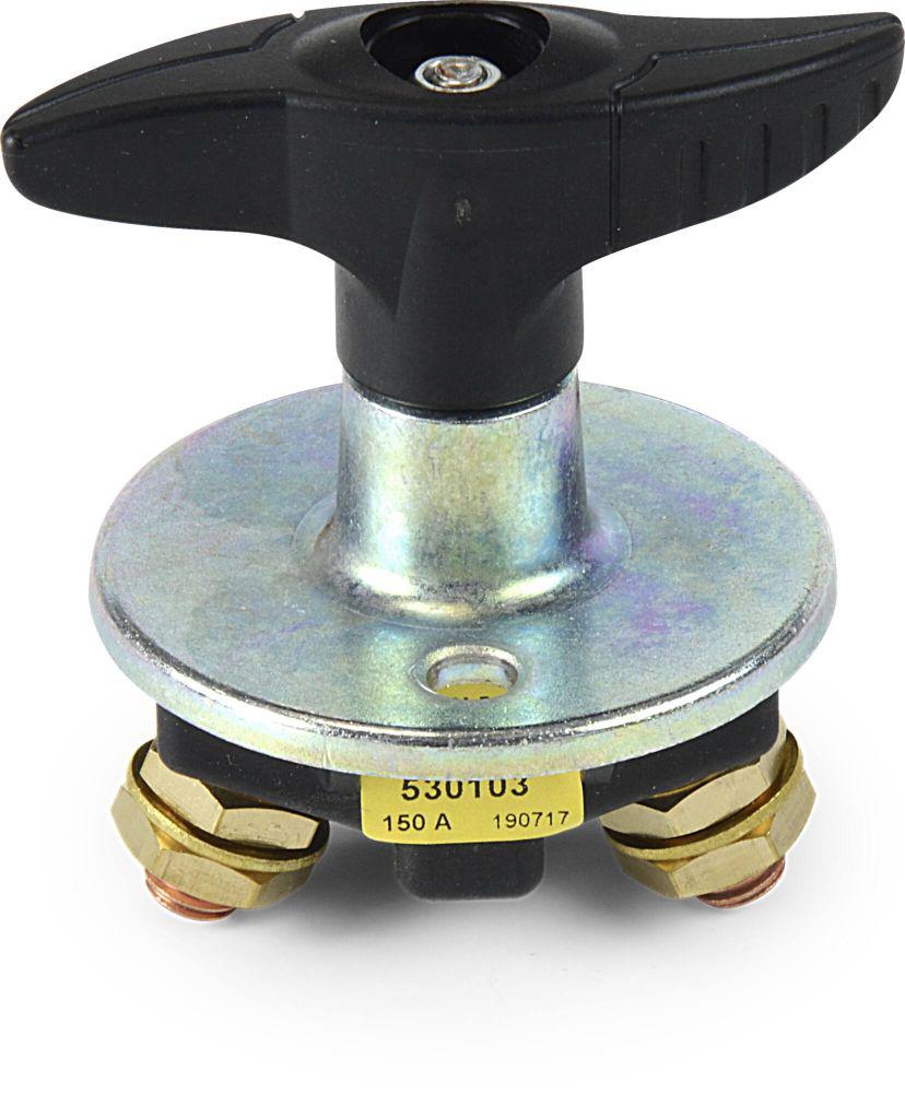 Coupe-batterie SODECANS 150A noir unipolaire zinc