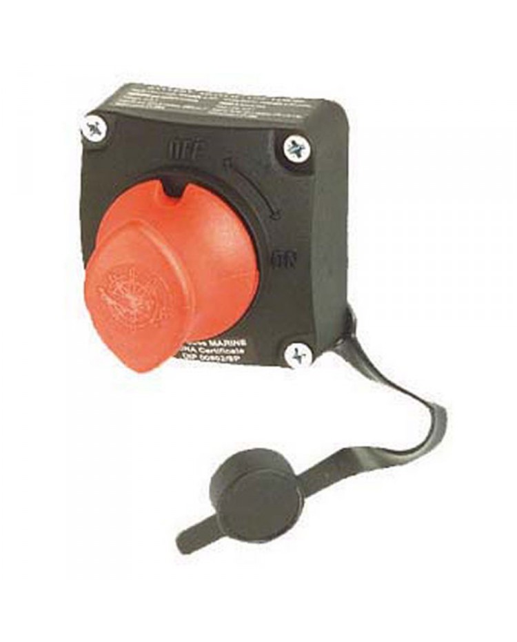 Coupe batterie en saillie 250A en continu avec clé amovible