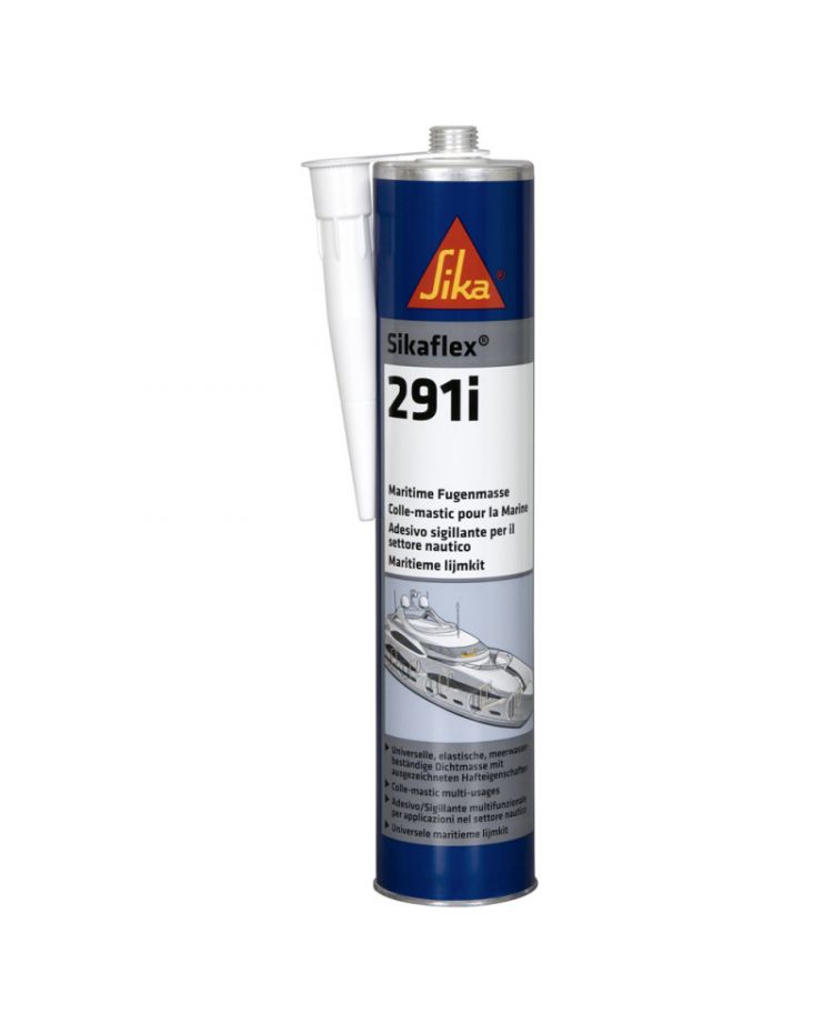Sikaflex 591i, Colle-mastic multi-usage spécial marine, 300ml, Blanc