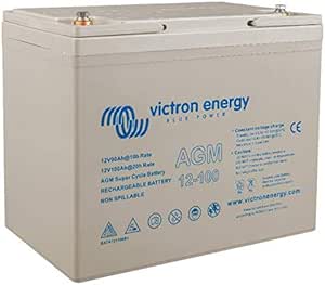 Batterie VICTRON 12V 100Ah Super Deep Cycle AGM (M6) 260 X 168 X 215