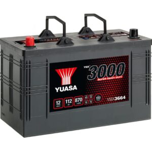 Batterie YUASA YBX3664 12V 112Ah 870A +G (GC13G) 346 X 173 XC 234