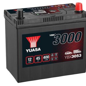 Batterie YUASA 12V 45Ah 360A +D B24J YBX3053 238 X 129 X 225
