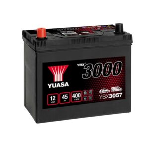 Batterie YUASA 12V 45Ah 360A +G B24JX YBX3057 238 X 129 X 225