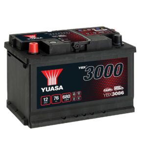 Batterie YUASA YBX3086 12V 75Ah 650A +G L3G 278 X 175 X 190