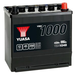 Batterie YUASA YBX1048  12V 45Ah 330A +D E2 220 X 135 X 225