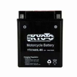 Batterie KYOTO YTX14AH-BS AGM 12V 12Ah 210A +G 134 X 89 X 166 PACK