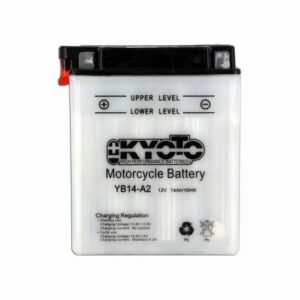 Batterie KYOTO YB14-A2  12V 14Ah 190A +G DG 134 X 89 X 166 PACK