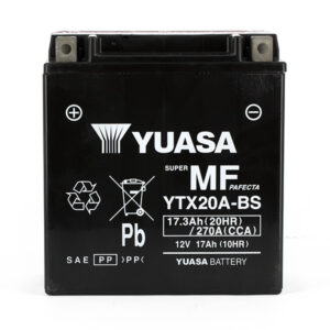 Batterie YUASA YTX20A-BS AGM 12V 18Ah 270A +G 150 X 87 X 161 PACK