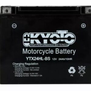 Batterie KYOTO YTX24HL-BS AGM 12V 21A 350A +D  205 X 87 X 162 PACK
