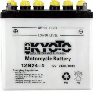 Batterie KYOTO 12N24-4 12V 24Ah 200A +G 184 X 124 X 179 PACK