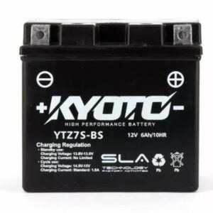 Batterie KYOTO YTZ7S-BS AGM 12V 6Ah 90A +D SLA113 X 70 X 105 PRETE