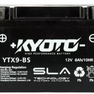 Batterie KYOTO YTX9-BS AGM 12V 9Ah 120A +G SLA 150 X 87 X 105 PRETE