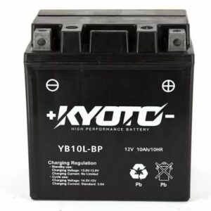 Batterie KYOTO YB10L-BP AGM 12V 11Ah 120A+D SLA 135 X 90 X 145 PRETE