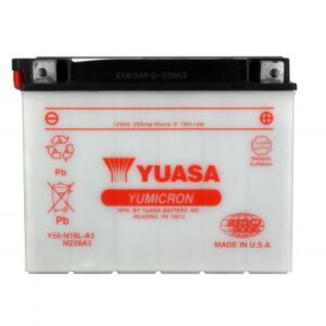 Batterie YUASA Y50-N18L-A3 12V 20Ah 240A +D DG  205 X 90 X 162