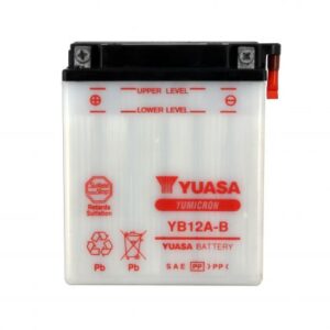 Batterie YUASA YB12A-B 12V 12Ah 165A +G DD 134 X 80 X 160 SECHE