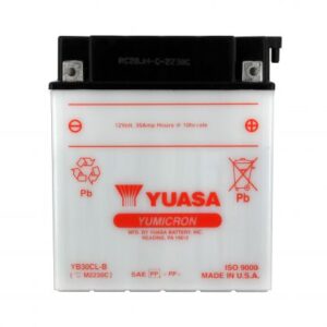 Batterie YUASA YB30CL-B 12V 30Ah 300A +D DD 168 X 132 X 192 SECHE