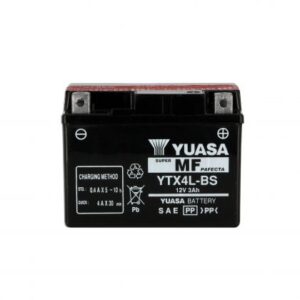 Batterie YUASA YTX4L AGM 12V 3Ah 35A +D SLA  114 X 71 X 86 PRETE