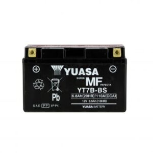 Batterie YUASA YT7B-BS AGM 12V 6Ah 85A +G SLA  150 X 65 X 93