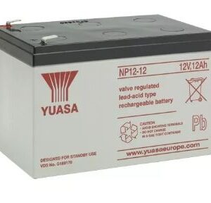 Batterie YUASA 12V 12Ah +G plomb étanche    NP12-12 (4)