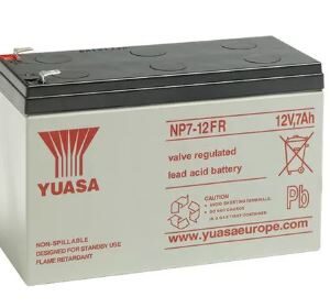 Batterie YUASA NP7-12FR 12V 7Ah +G plomb étanche  FR   (8)