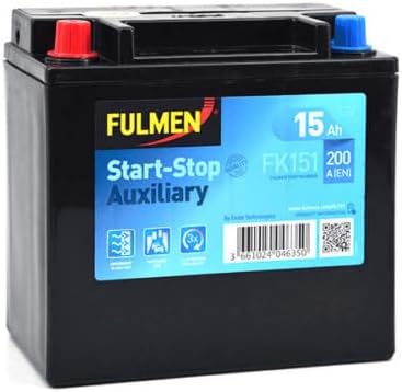 Batterie Auxiliaire EXIDE EK151 Agm 12V 14Ah 200A +G 150 X 90 X 145