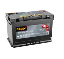 Batterie Formula Extrem 12V 105Ah 580A FA1050 LH4  315 X 175 X 205