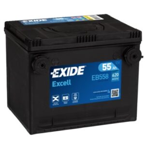 Batterie FULMEN 12V 55Ah 620A +G bornes US EB558 230 X 180 X 186
