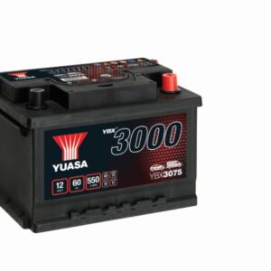 Batterie YUASA YBX3075 12V 60 Ah 550A +D  LB2 245 X 175 X 175