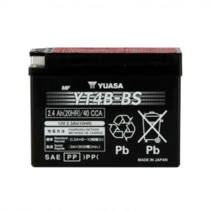 Batterie YUASA YT4B-BS  AGM 12V 2.3Ah 20A +G 114 X 39 X 85 PACK