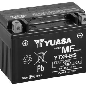 Batterie YUASA YTX9-BS AGM  12V 8Ah 120A+G SLA 150 X 87 X 105 PRETE
