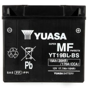Batterie YUASA YT19BL-BS AGM 12V 19Ah 170A+D SLA 186 X 82 X 171 PRETE