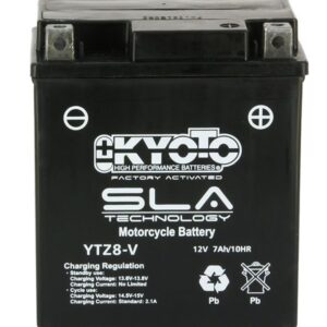 Batterie KYOTO YTZ8V GTZ8V AGM 12V 6Ah 120A+D 113 X 70 X 130 PRETE
