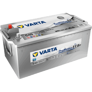 Batterie VARTA EFB C40 12V 240Ah 1200A +G 518 X 276 X 242