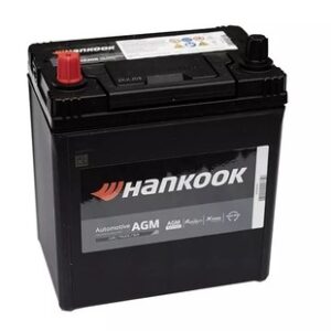 Batterie 34B20R Hankook 12v 35Ah 340A AGM 196 X 127 X 220 +G