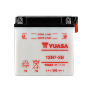Batterie YUASA 12N7-3B 12V 7Ah 74A +D DD 135 X 75 X 133 SECHE