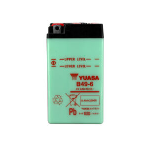 Batterie YUASA B49-6 6V 9Ah -/+  91 X 83 X 161 SECHE