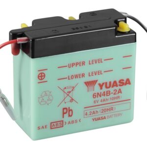 Batterie YUASA 6N4B-2A 6V 4Ah +G DD  102 X 48 X 96 PACK