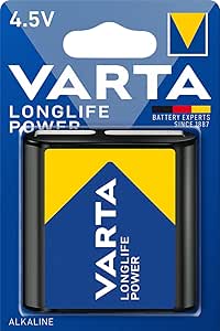 Blister 1 pile alcaline VARTA Long Life Power 4.5v/3LR12