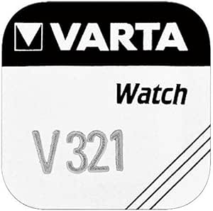 Blister 1 pile montre oxyde argent VARTA 1.5v V321/SR65