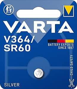 Blister 1 pile montre oxyde argent VARTA 1.5v V364/SR60