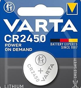Blister 1 pile électronique lithium VARTA 3v CR2450