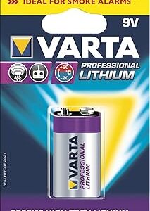 Blister 1 pile lithium VARTA 9v 1200mah