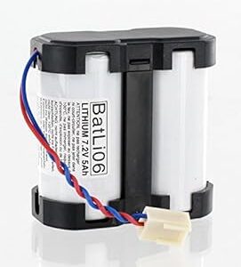 Pile lithium 7,2v 5Ah système d'alarme  BATLI06