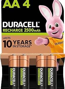 Blister 4 piles rechargeables DURACELL ultra NIMH 2500mAh AA