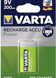 Blister 1 pile rechargeable VARTA 9v 200mAh
