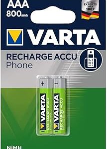 Blister 2 piles rechargeables solaires VARTA 550mAh AAA