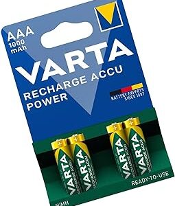 Blister 4 piles rechargeables VARTA 1000mAh AAA